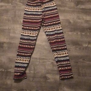 Fleece lined leggings